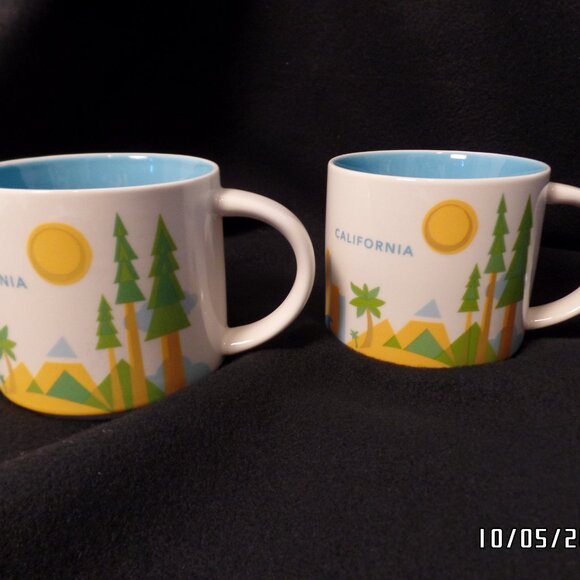 Starbucks California You are Here Collection 2018 Perfect Pair of 2 - Picture 1 of 10